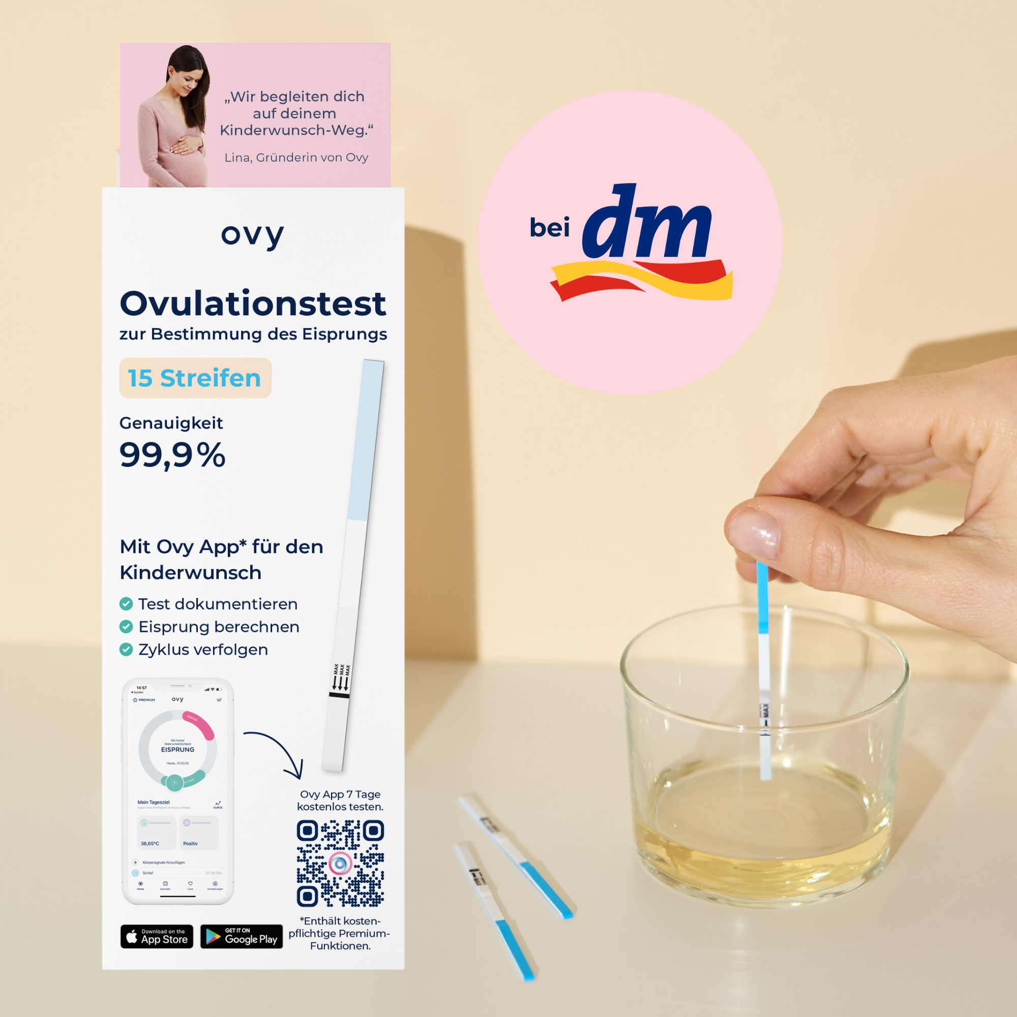 Ovulationstest Streifen