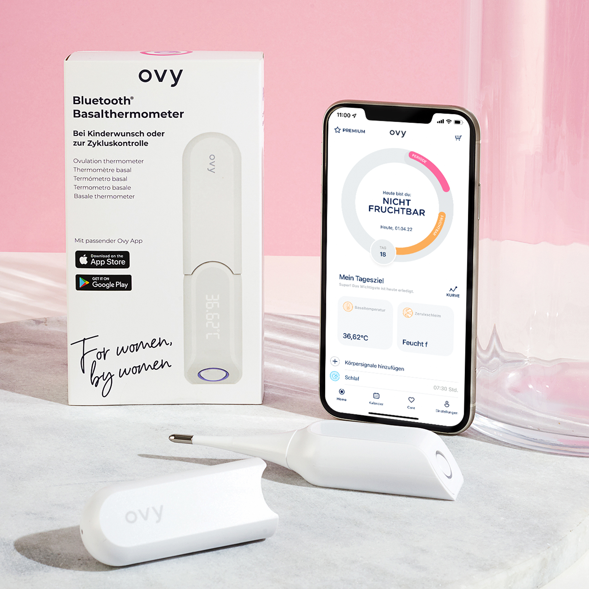Bluetooth Basalthermometer
