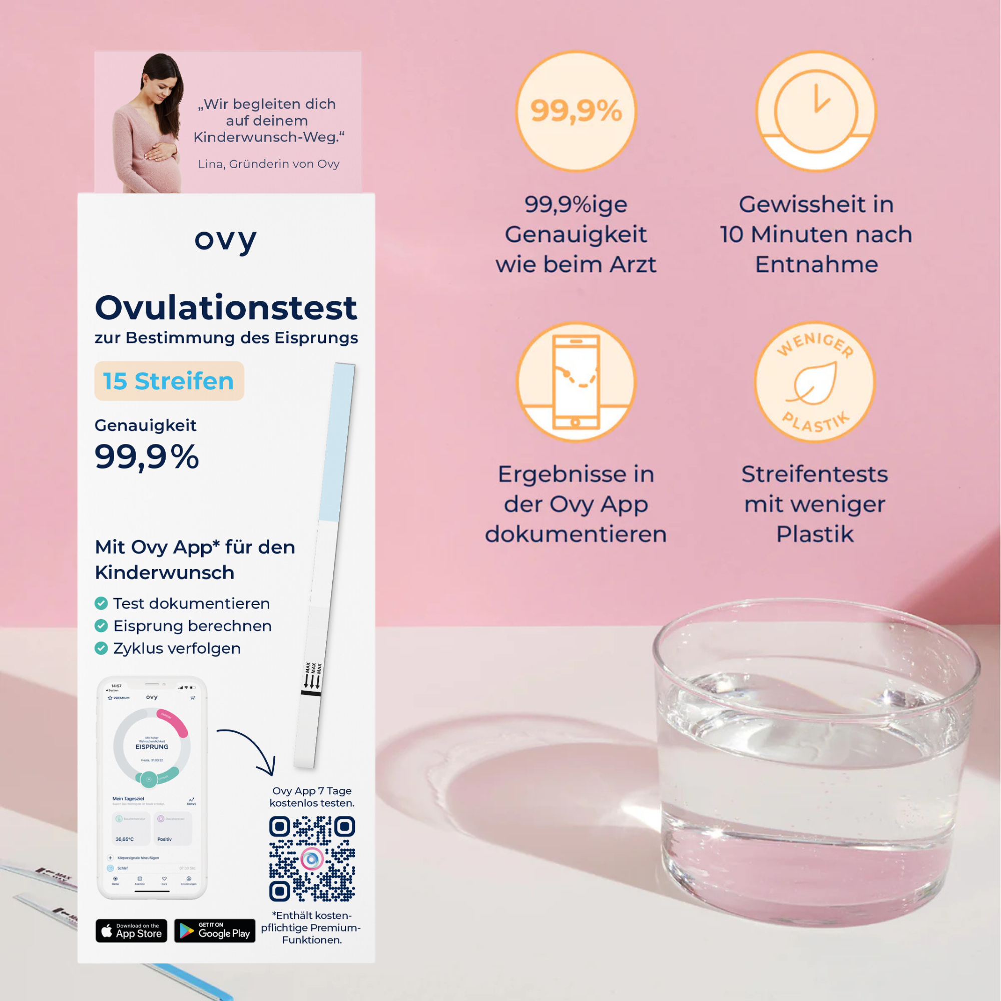 Ovulationstest Streifen