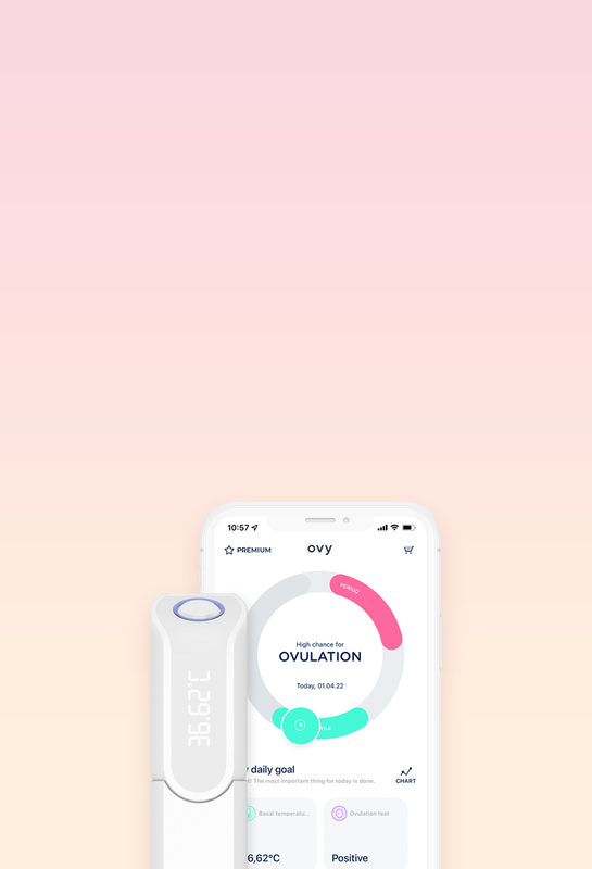 Ovy® Bluetooth thermomètre basal pour le contrôle du cycle I mesure de  l'ovulation pour calculer les jours fertiles (PFN) I contrôle de la  conception